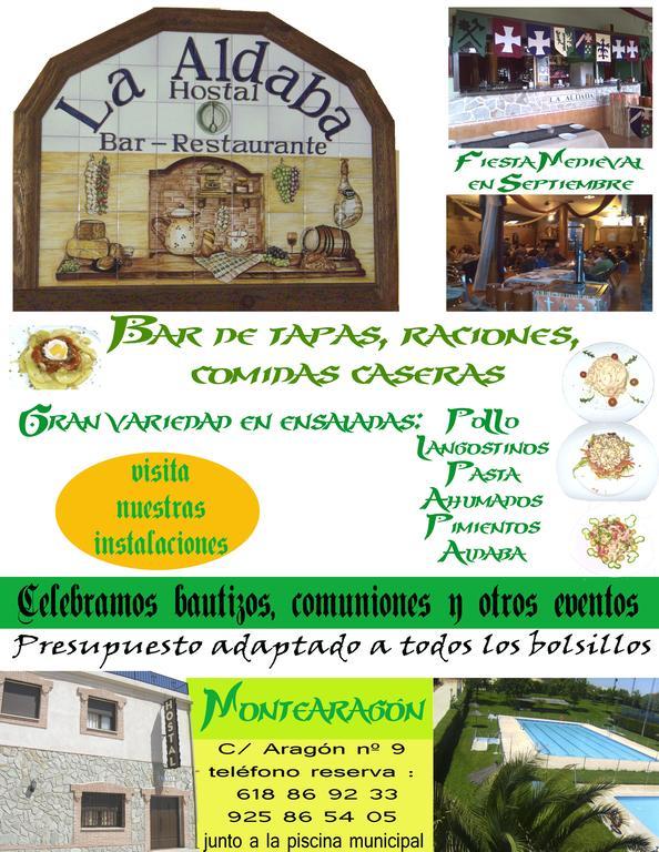 Hostal La Aldaba Hotel Montearagon Ngoại thất bức ảnh