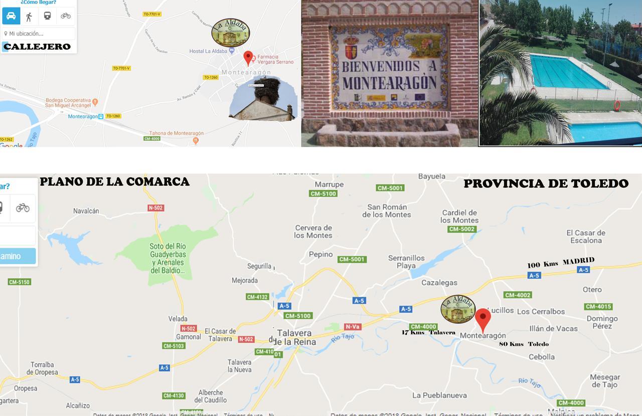 Hostal La Aldaba Hotel Montearagon Ngoại thất bức ảnh
